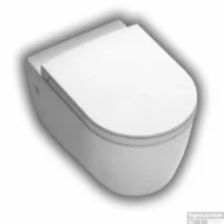 B&w-luxury Agathon R Wandcloset 35x54 Met Softclose Zitting Wit