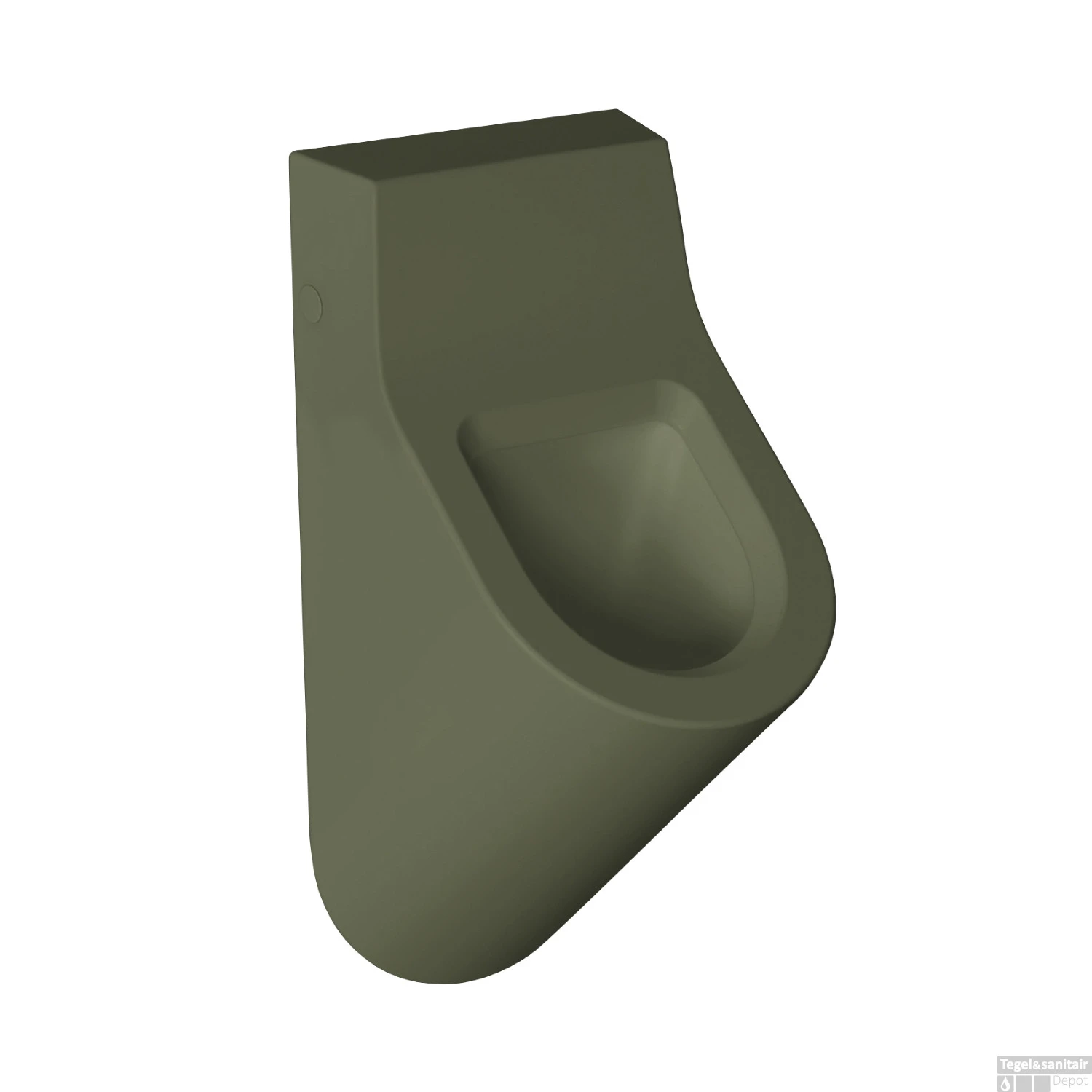 Urinoir Salenzi Hung Achterinlaat Mat Legergroen (incl. Ophangset En Sifon)