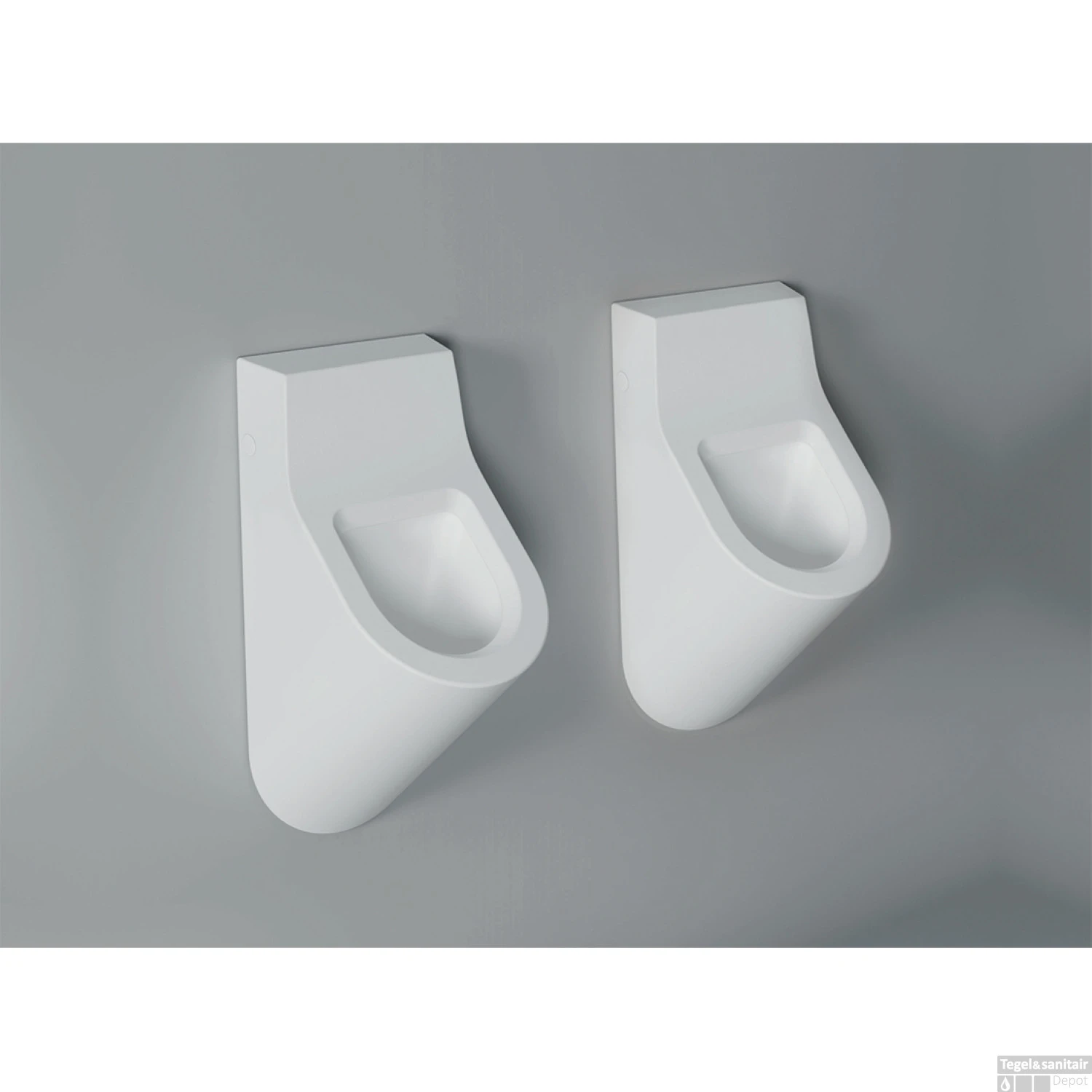 Urinoir Salenzi Hung Achterinlaat Mat Zwart 2 Urinoir Salenzi Hung Achterinlaat Mat Zwart - Afbeelding 2