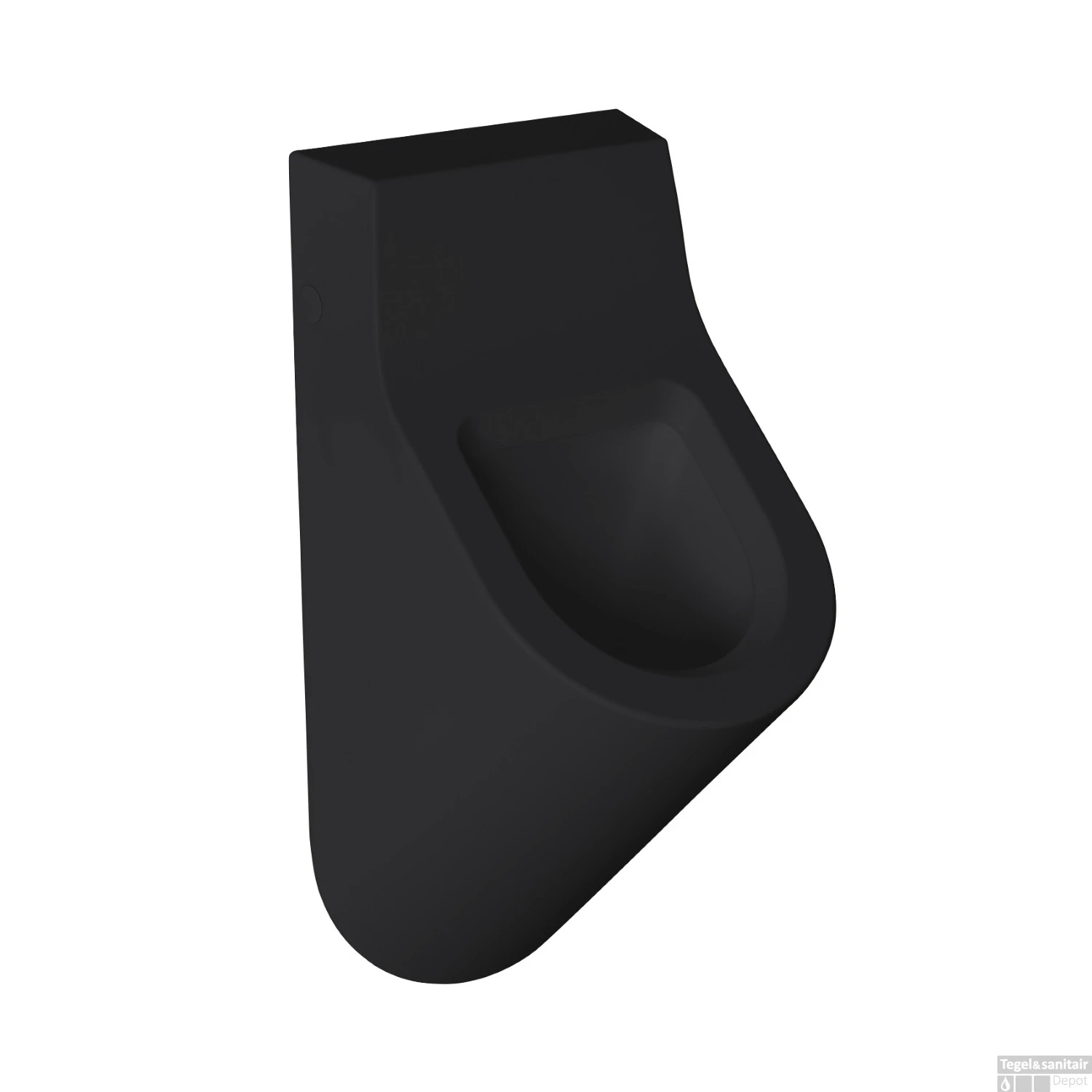 Urinoir Salenzi Hung Achterinlaat Mat Zwart 1 Urinoir Salenzi Hung Achterinlaat Mat Zwart