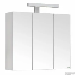 Spiegelkast Allibert Piano 60x61x18 Cm Wit (Nederlands Stopcontact)