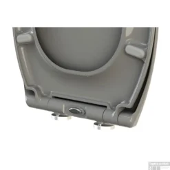 Toiletzitting Allibert Fally 37,5x44,8x5,2 Antraciet Grijs Soft-Close