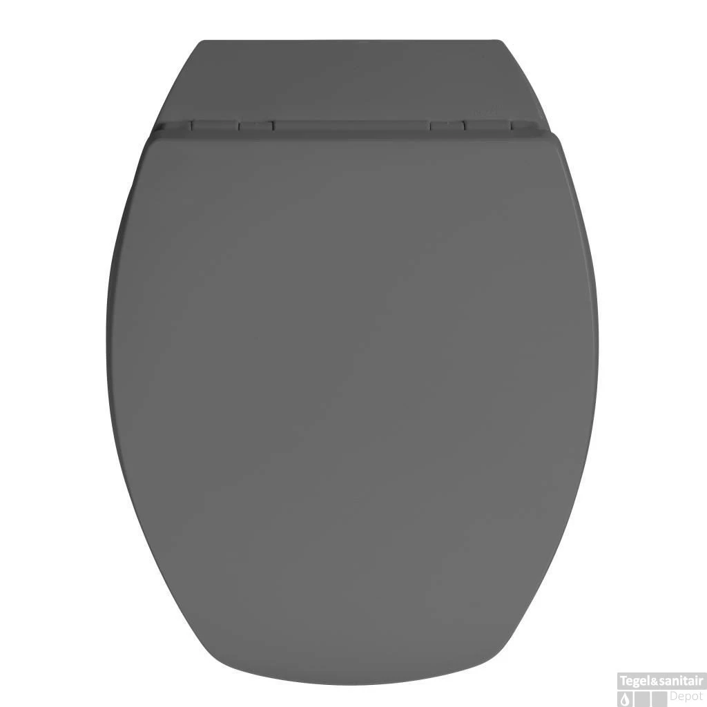 Wc-Zitting Allibert Baccara² Antraciet Grijs 2 Wc-Zitting Allibert Baccara² Antraciet Grijs - Afbeelding 2