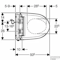 Douche Wc Zitting Geberit Aquaclean 4000 Wit -Zalig Baden Verkoopwinkel 82438 1
