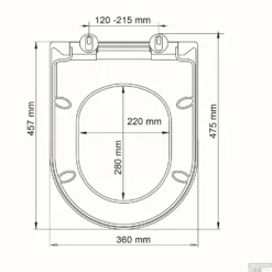Allibert Toiletzitting Kobalt Wit -Zalig Baden Verkoopwinkel 824431 tec