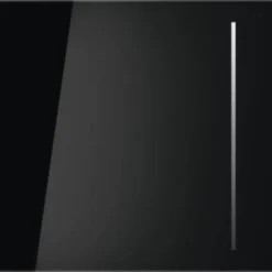 Geberit Omega70 Bedieningsplaat Voor Reservoir 12 Cm. Glas Zwart-aluminium