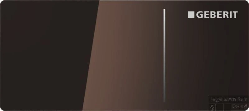 Geberit Omega70 Bedieningsplaat Voor Reservoir 12 Cm. Glas Umbra-aluminium 1 Geberit Omega70 Bedieningsplaat Voor Reservoir 12 Cm. Glas Umbra-aluminium