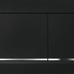 Geberit Omega 30 Bedieningsplaat 2-knops Front/planchetbediening Zwart-chroom-zwart
