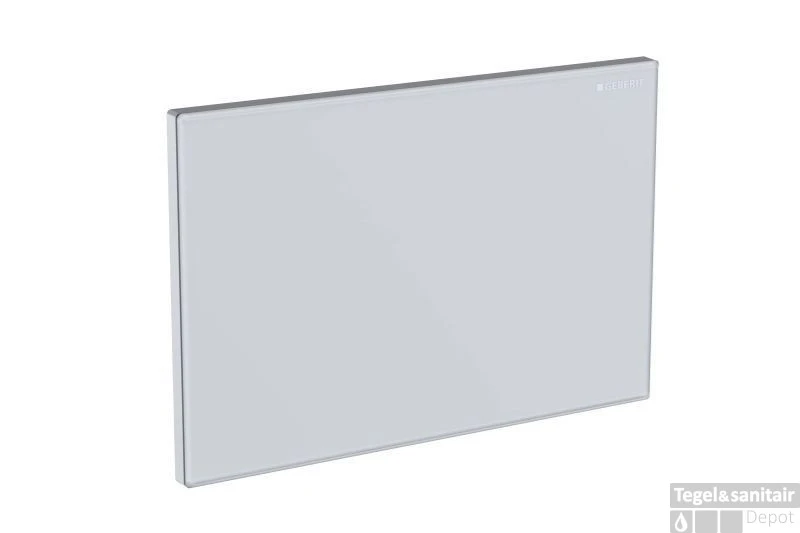 Geberit Omega Afdekplaat Glas Wit-aluminium 1 Geberit Omega Afdekplaat Glas Wit-aluminium