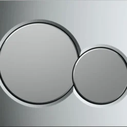 Geberit Sigma 01 Bedieningsplaat Frontbediening Chroom-mat Chroom