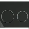 Geberit Omega 20 Bedieningsplaat Front/planchetbediening Zwart-chroom-zwart
