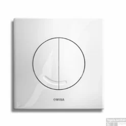 Wisa Argos Afdekplaat Met Dualflush Wit
