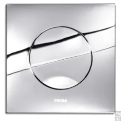 Wisa Maro Afdekplaat Met Spoelonderbreking Chroom