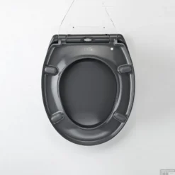 Toiletzitting Eisl Super Slim Softclose Quick Release RVS Scharnieren Donker Grijs 9 Toiletzitting Eisl Super Slim Softclose Quick Release RVS Scharnieren Donker Grijs -Zalig Baden Verkoopwinkel 9200000078356597 4
