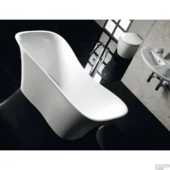 Vrijstaand Bad Sapho Flora Gegoten Marmer 180x80x67 Cm Wit 8 Vrijstaand Bad Sapho Flora Gegoten Marmer 180x80x67 Cm Wit -Zalig Baden Verkoopwinkel 99713 vrijstaand bad sapho flora marmer 180x80x67 cm wit 1