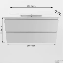 MONDIAZ AIVY 100cm Badmeubel Urban, Wastafel Glanzend Wit Keramiek Midden 1 Kraangat Met Spiegel -Zalig Baden Verkoopwinkel aivy 100cm badmeubel wastafel keramiek midden maatttekening 15020014477028