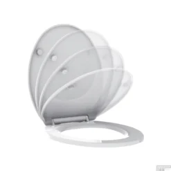 Allibert Toiletzitting 37,5x5,5x44,8 Cm Wit