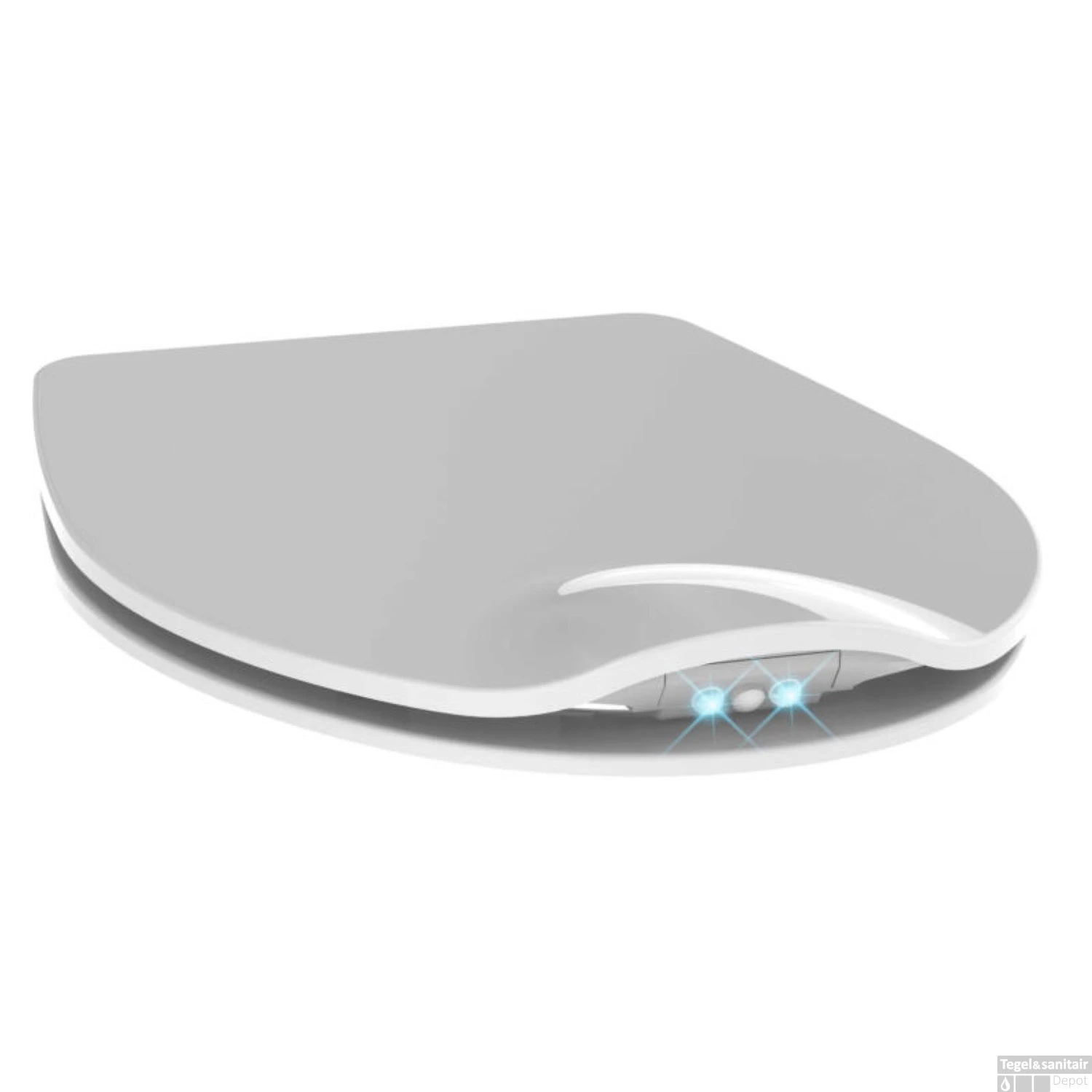 Allibert Toiletzitting Nighty 2 Met Led Verlichting Wit 4 Allibert Toiletzitting Nighty 2 Met Led Verlichting Wit - Afbeelding 4