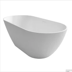 Vrijstaand Ligbad Riho Bilbao 170x80x55,5 Cm Solid Mat Wit