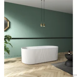 Vrijstaand Ligbad Arcqua Costilla 170x80 Acryl Glans Wit