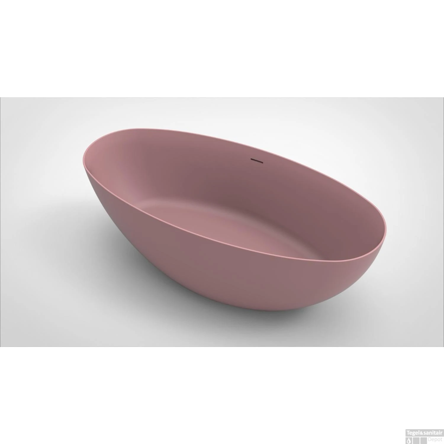 Vrijstaand Ligbad Arcqua Ica 170x80 Mat Roze 1 Vrijstaand Ligbad Arcqua Ica 170x80 Mat Roze