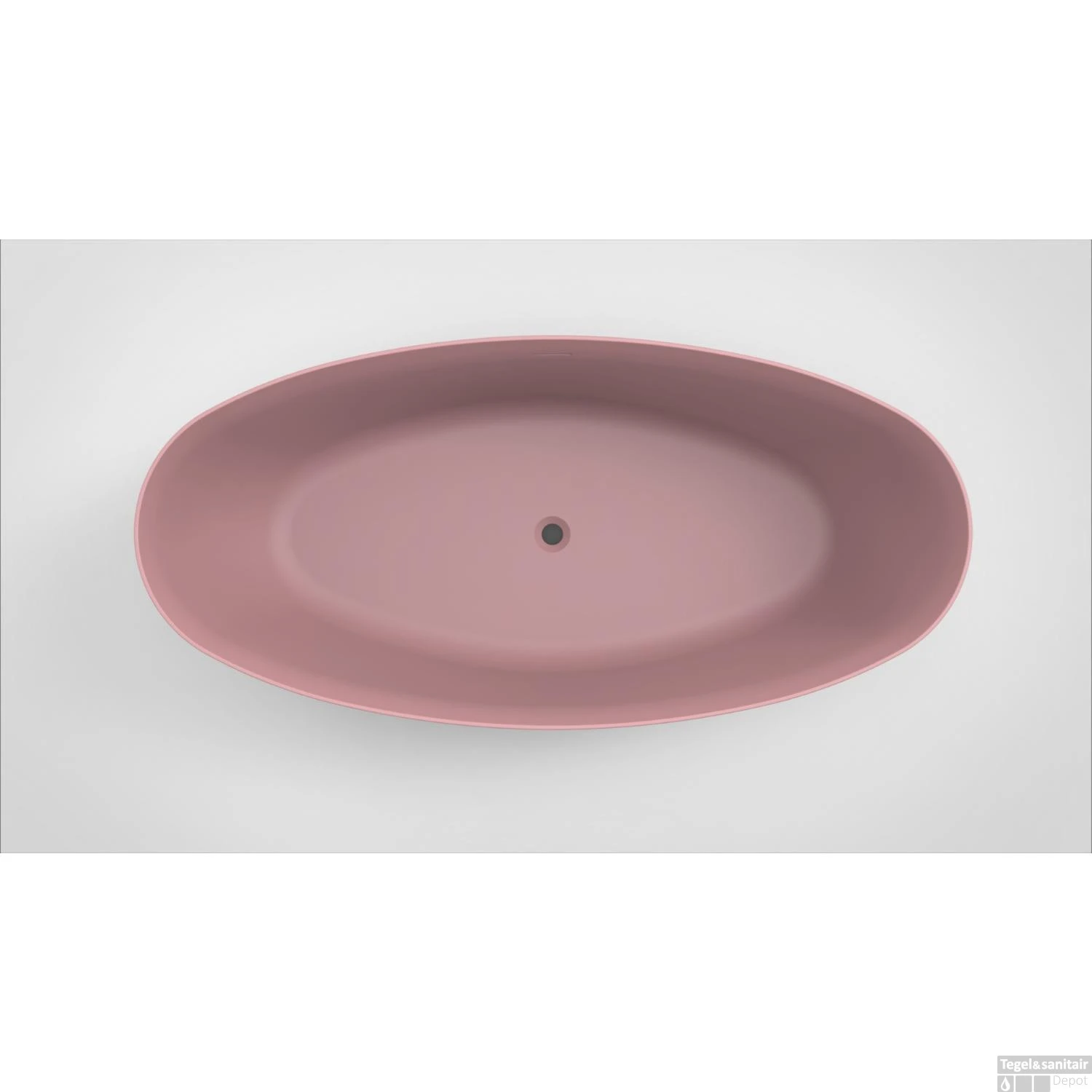 Vrijstaand Ligbad Arcqua Ica 170x80 Mat Roze 2 Vrijstaand Ligbad Arcqua Ica 170x80 Mat Roze - Afbeelding 2