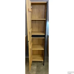 Badkamerkast Casajoy Wood 39x35x169cm Eiken -Zalig Baden Verkoopwinkel badkamerkast casajoy wood 39x35x169cm eiken detail2