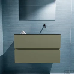 MONDIAZ ADA 80cm Toiletmeubel Army. LEX Wastafel Urban Rechts Zonder Kraangat -Zalig Baden Verkoopwinkel badkamermeubel ada army model lex urban front 0018