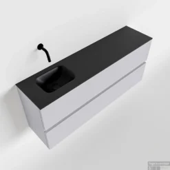 MONDIAZ ADA 120cm Toiletmeubel Cale. LEX Wastafel Urban Links Zonder Kraangat