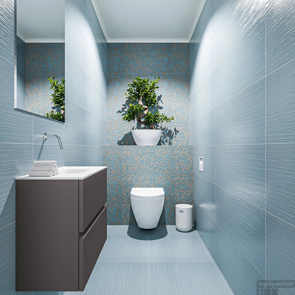 MONDIAZ ADA 60cm Toiletmeubel Dark Grey. LEX Wastafel Talc Midden Zonder Kraangat 2 MONDIAZ ADA 60cm Toiletmeubel Dark Grey. LEX Wastafel Talc Midden Zonder Kraangat - Afbeelding 2