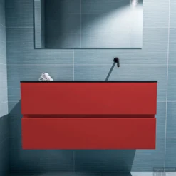 MONDIAZ ADA 100cm Toiletmeubel Fire. LEX Wastafel Urban Rechts Zonder Kraangat -Zalig Baden Verkoopwinkel badkamermeubel ada fire model lex urban front 0024