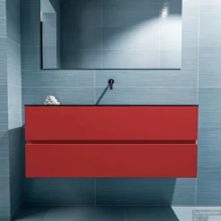 MONDIAZ ADA 120cm Toiletmeubel Fire. LEX Wastafel Urban Midden Zonder Kraangat -Zalig Baden Verkoopwinkel badkamermeubel ada fire model lex urban front 0026