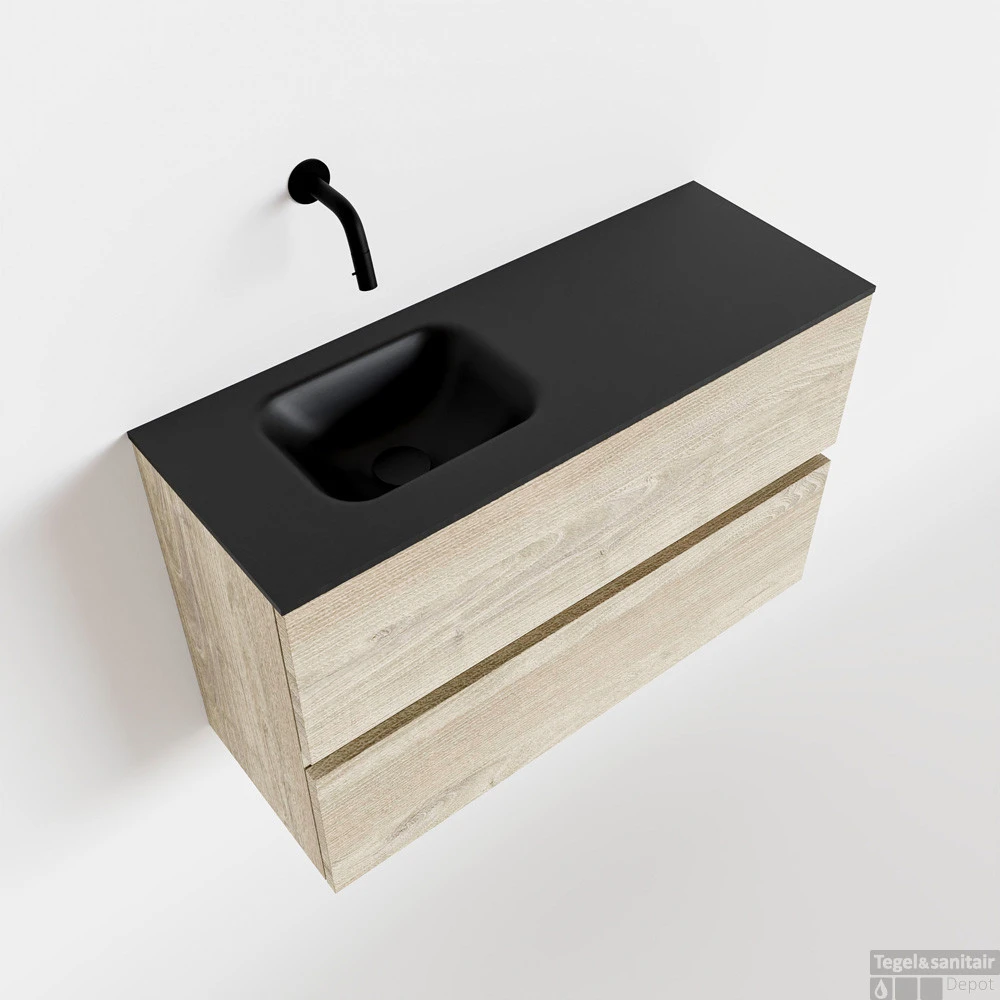 MONDIAZ ADA 80cm Toiletmeubel Light Brown Grey. LEX Wastafel Urban Links Zonder Kraangat 1 MONDIAZ ADA 80cm Toiletmeubel Light Brown Grey. LEX Wastafel Urban Links Zonder Kraangat