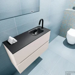 MONDIAZ ADA 80cm Toiletmeubel Linen. LEX Wastafel Urban Rechts 1 Kraangat 7 MONDIAZ ADA 80cm Toiletmeubel Linen. LEX Wastafel Urban Rechts 1 Kraangat -Zalig Baden Verkoopwinkel badkamermeubel ada linen model lex urban top 0017