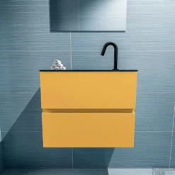 MONDIAZ ADA 60cm Toiletmeubel Ocher. LEX Wastafel Urban Midden 1 Kraangat 8 MONDIAZ ADA 60cm Toiletmeubel Ocher. LEX Wastafel Urban Midden 1 Kraangat -Zalig Baden Verkoopwinkel badkamermeubel ada ocher model lex urban front 0007