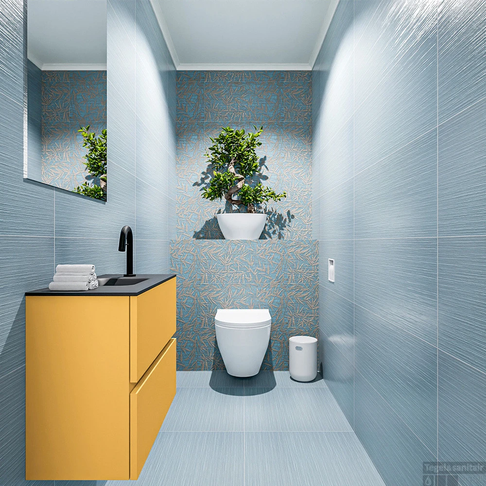 MONDIAZ ADA 60cm Toiletmeubel Ocher. LEX Wastafel Urban Midden 1 Kraangat 2 MONDIAZ ADA 60cm Toiletmeubel Ocher. LEX Wastafel Urban Midden 1 Kraangat - Afbeelding 2