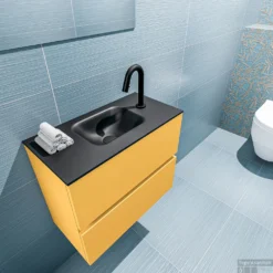 MONDIAZ ADA 60cm Toiletmeubel Ocher. LEX Wastafel Urban Midden 1 Kraangat 7 MONDIAZ ADA 60cm Toiletmeubel Ocher. LEX Wastafel Urban Midden 1 Kraangat -Zalig Baden Verkoopwinkel badkamermeubel ada ocher model lex urban top 0007