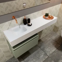 MONDIAZ ANDOR 60cm Toiletmeubel Army. LEX 120cm Wastafel Talc Links Geen Kraangat 7 MONDIAZ ANDOR 60cm Toiletmeubel Army. LEX 120cm Wastafel Talc Links Geen Kraangat -Zalig Baden Verkoopwinkel badkamermeubel andor army model lex vrijhangend talc sidetop 0038