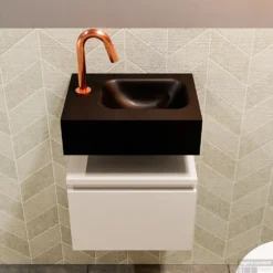 MONDIAZ ANDOR 40cm Toiletmeubel Linen. LEX 40cm Wastafel Urban Rechts 1 Kraangat 8 MONDIAZ ANDOR 40cm Toiletmeubel Linen. LEX 40cm Wastafel Urban Rechts 1 Kraangat -Zalig Baden Verkoopwinkel badkamermeubel andor linen model lex vrijhangend urban front 0003