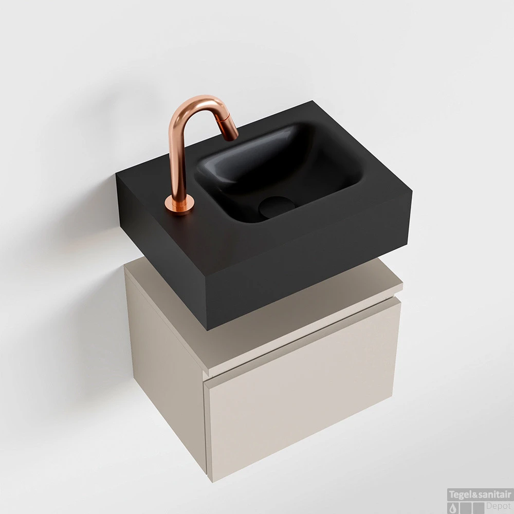 MONDIAZ ANDOR 40cm Toiletmeubel Linen. LEX 40cm Wastafel Urban Rechts 1 Kraangat 1 MONDIAZ ANDOR 40cm Toiletmeubel Linen. LEX 40cm Wastafel Urban Rechts 1 Kraangat