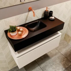 MONDIAZ ANDOR 80cm Toiletmeubel Linen. LEX 80cm Wastafel Urban Midden Geen Kraangat 7 MONDIAZ ANDOR 80cm Toiletmeubel Linen. LEX 80cm Wastafel Urban Midden Geen Kraangat -Zalig Baden Verkoopwinkel badkamermeubel andor linen model lex vrijhangend urban sidetop 0014