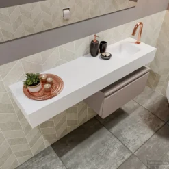 MONDIAZ ANDOR 60cm Toiletmeubel Smoke. LEX 120cm Wastafel Talc Rechts 1 Kraangat 7 MONDIAZ ANDOR 60cm Toiletmeubel Smoke. LEX 120cm Wastafel Talc Rechts 1 Kraangat -Zalig Baden Verkoopwinkel badkamermeubel andor smoke model lex vrijhangend talc sidetop 0041