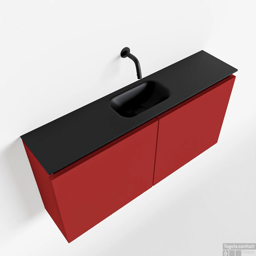 MONDIAZ TURE 100cm Toiletmeubel Fire. EDEN Wastafel Urban Midden Geen Kraangat 1 MONDIAZ TURE 100cm Toiletmeubel Fire. EDEN Wastafel Urban Midden Geen Kraangat