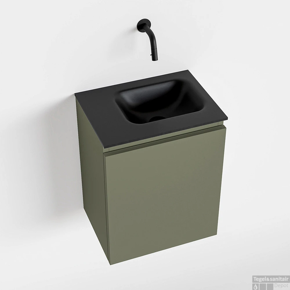 MONDIAZ OLAN 40cm Toiletmeubel Army. LEX Wastafel Urban Rechts Geen Kraangat 1 MONDIAZ OLAN 40cm Toiletmeubel Army. LEX Wastafel Urban Rechts Geen Kraangat