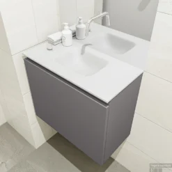 MONDIAZ OLAN 60cm Toiletmeubel Dark Grey. LEX Wastafel Talc Midden Geen Kraangat 7 MONDIAZ OLAN 60cm Toiletmeubel Dark Grey. LEX Wastafel Talc Midden Geen Kraangat -Zalig Baden Verkoopwinkel badkamermeubel olan dark grey model lex talc right 0008