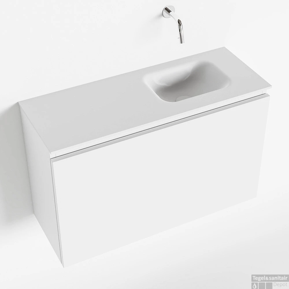 MONDIAZ OLAN 80cm Toiletmeubel Talc. LEX Wastafel Talc Rechts Geen Kraangat 1 MONDIAZ OLAN 80cm Toiletmeubel Talc. LEX Wastafel Talc Rechts Geen Kraangat