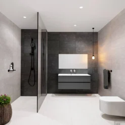 Badkamermeubel Solid Surface BWS Oslo 120x46 Cm Midden Mat Antraciet (0 Kraangaten) 11 Badkamermeubel Solid Surface BWS Oslo 120x46 Cm Midden Mat Antraciet (0 Kraangaten) -Zalig Baden Verkoopwinkel badkamermeubel solid surface bws oslo 120x46 cm midden mat antraciet 0 kraangaten pc75341080 00084 2