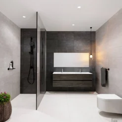 Badkamermeubel Solid Surface BWS Oslo 150x46 Cm Dubbel Wood Dark Brown 4 Laden (2 Kraangaten) -Zalig Baden Verkoopwinkel badkamermeubel solid surface bws oslo 150x46 cm dubbel wood dark brown 4 laden 2 kraangaten pc75341309 00313 2