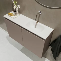 MONDIAZ TURE 80cm Toiletmeubel Smoke. EDEN Wastafel Talc Rechts Geen Kraangat 7 MONDIAZ TURE 80cm Toiletmeubel Smoke. EDEN Wastafel Talc Rechts Geen Kraangat -Zalig Baden Verkoopwinkel badkamermeubel ture smoke model eden talc sidetop 0018