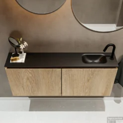 MONDIAZ TURE 120cm Toiletmeubel Washed Oak. EDEN Wastafel Urban Rechts 1 Kraangat 8 MONDIAZ TURE 120cm Toiletmeubel Washed Oak. EDEN Wastafel Urban Rechts 1 Kraangat -Zalig Baden Verkoopwinkel badkamermeubel ture washedoak model eden urban top 00029